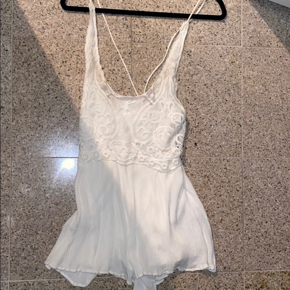 Cute white romper